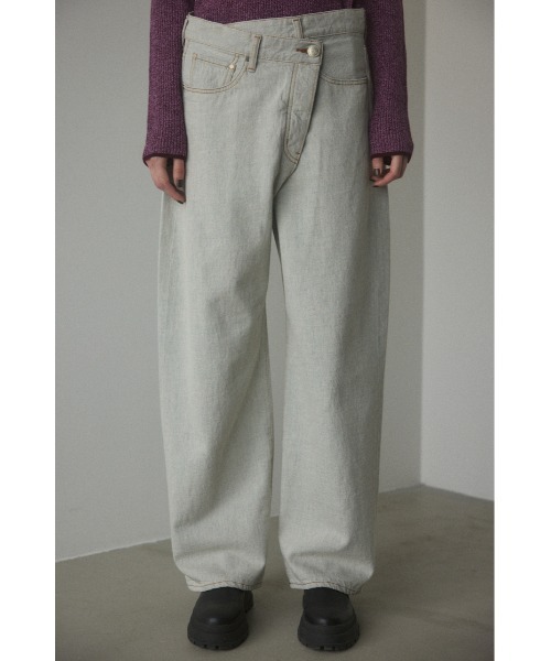 「BLACK BY MOUSSY」 デニムパンツ 1 ライトブルー レディース_画像4