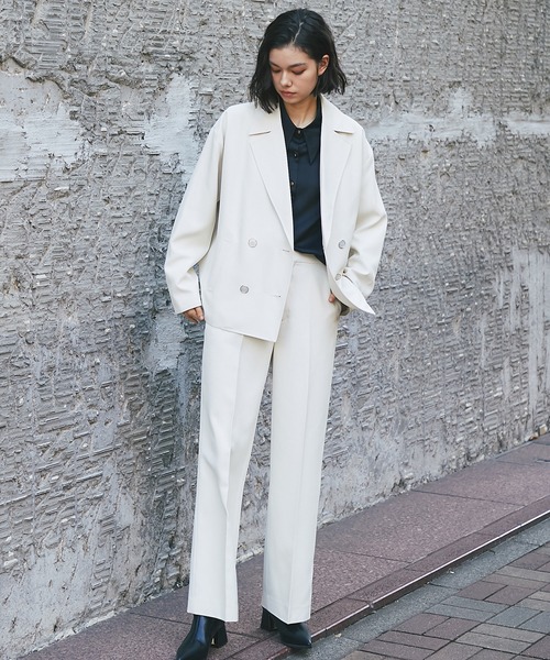 「SMILE ORCHID」 パンツスーツ M ブラウン レディース_画像2