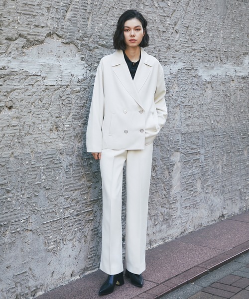 「SMILE ORCHID」 パンツスーツ M ブラウン レディース_画像6