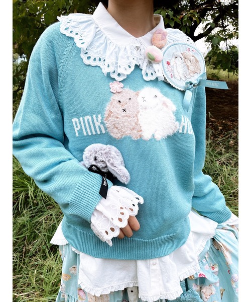 ピンクハウス　ブラウス セール】 SWAN LAKEプリントブラウス （シャツ・ブラウス）｜PINK