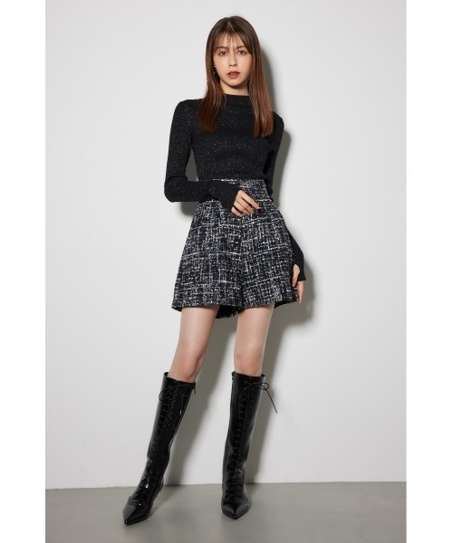 「rienda」 ショートパンツ MEDIUM ブラウン レディース_画像4