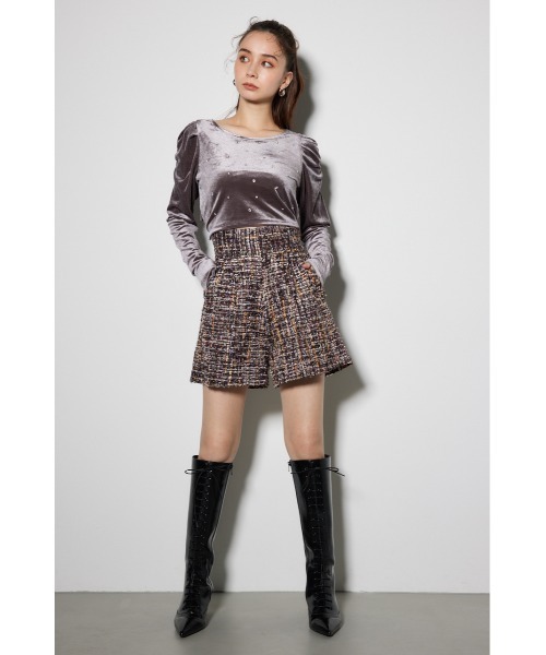 「rienda」 ショートパンツ MEDIUM ブラウン レディース_画像8
