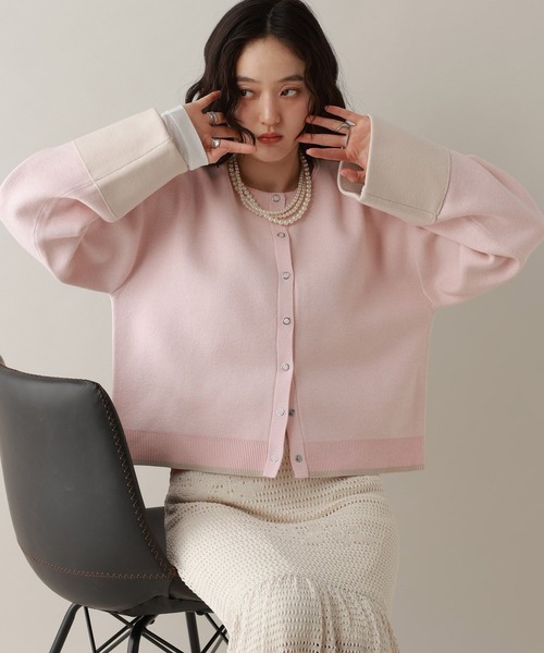 RAGEBLUE（レイジブルー） カーディガン ロールアップデザイン/バイ