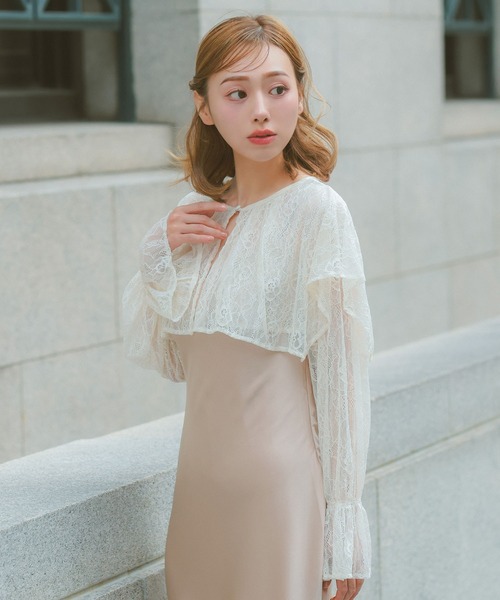 レディース 【美品】オレボレブラ カーディガン チュニック レース