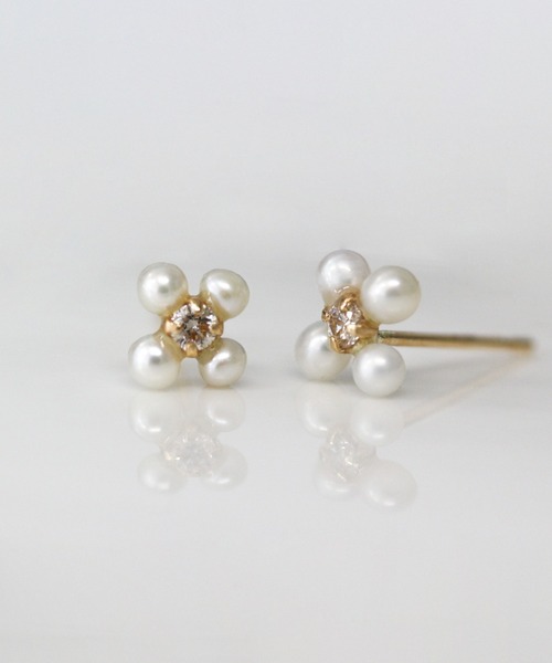 「cui-cui」 ピアス(両耳用) FREE イエローゴールド レディース_画像2