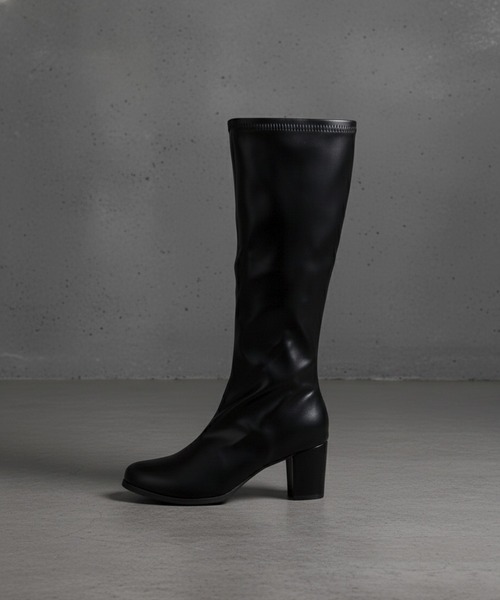 「LibertyDoll」 ロングブーツ L ブラック系その他 レディース_画像2