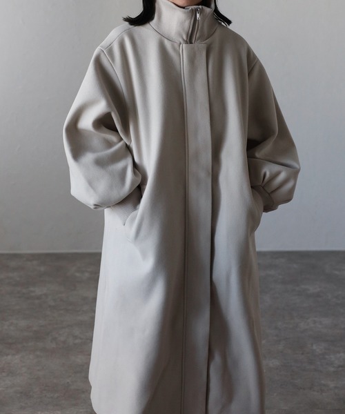 「ap retro」 チェスターコート FREE ブラック レディース_画像7