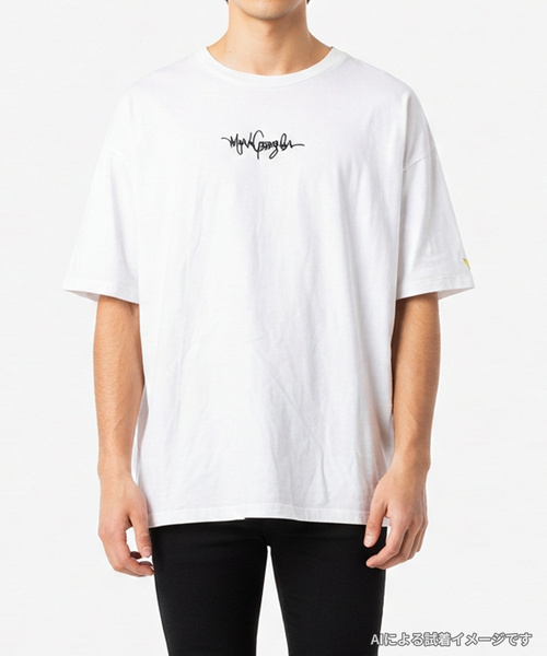 Mark Gonzales（マークゴンザレス） 半袖Tシャツ M ホワイト メンズ