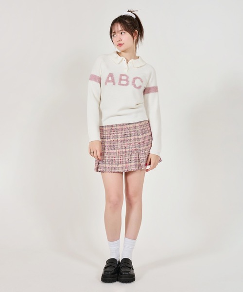 「TINA：JOJUN」 長袖ニット M グレー レディース_画像7