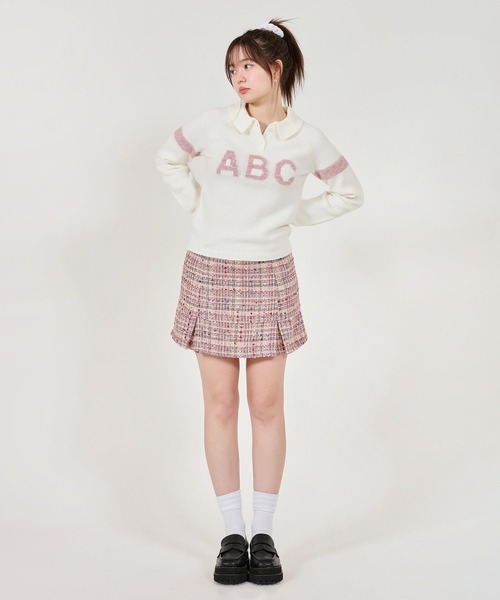 「TINA：JOJUN」 長袖ニット M グレー レディース_画像8