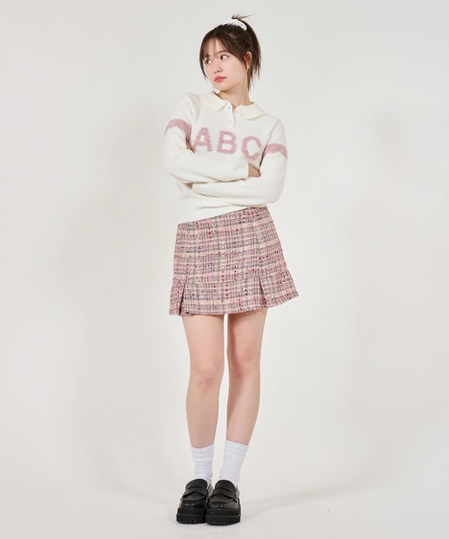 「TINA：JOJUN」 長袖ニット M グレー レディース_画像9