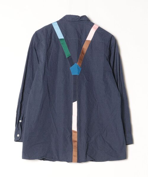 「FRAPBOIS」 長袖シャツ 2 ネイビー レディース_画像2