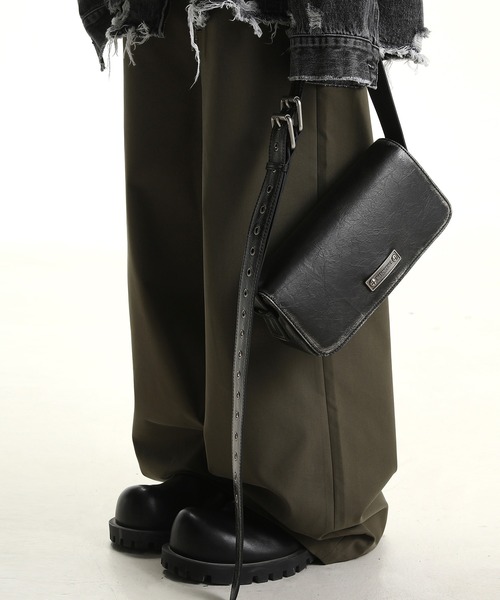 新品 MASONPRINCE ショルダーバッグ ブラック レザー MASONPRINCE ショルダーバッグ FREE ブラック メンズ : ZOZOTOWN Yahoo