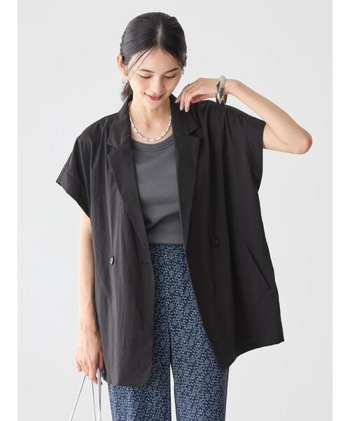 「AMERICAN HOLIC」 ベスト L グレイッシュベージュ レディース_画像9
