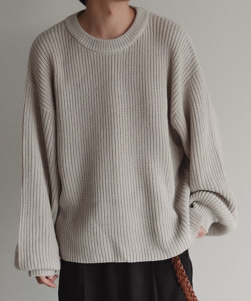 「epnok」 長袖ニット LARGE ブルー メンズ_画像2