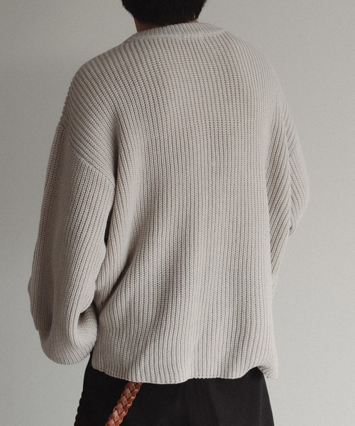 「epnok」 長袖ニット LARGE ブルー メンズ_画像4