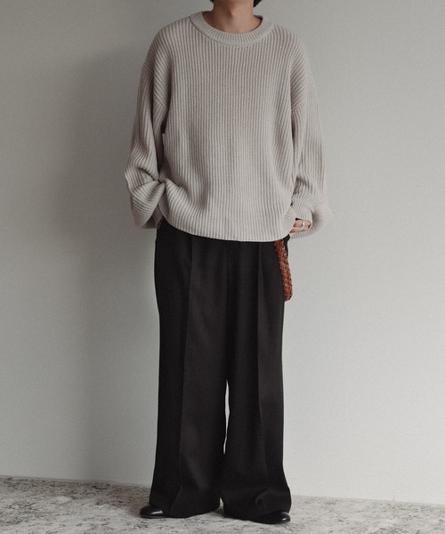 「epnok」 長袖ニット LARGE ブルー メンズ_画像6