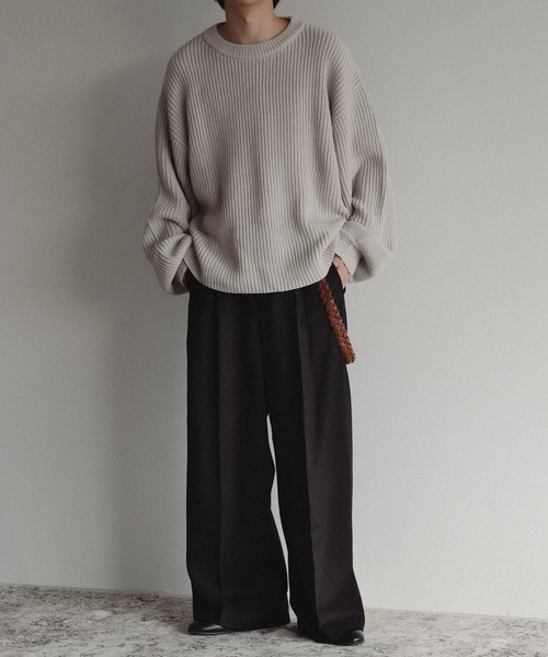 「epnok」 長袖ニット LARGE ブルー メンズ_画像7