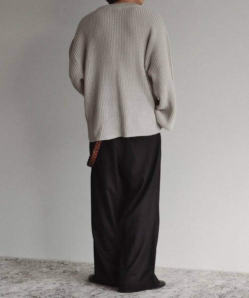 「epnok」 長袖ニット LARGE ブルー メンズ_画像8