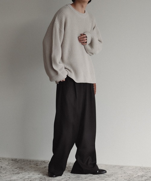 「epnok」 長袖ニット LARGE ブルー メンズ_画像9