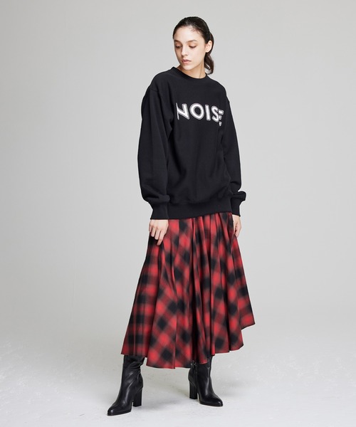 「NOISE MAKER」 フレアスカート 36 ブルー レディースの画像