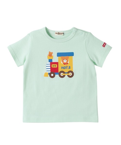 HOT BISCUITS tシャツ プリント 半袖Tシャツ キッズ 子供服 男の子 