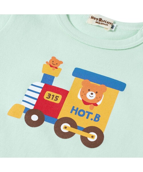 HOT BISCUITS tシャツ プリント 半袖Tシャツ キッズ 子供服 男の子