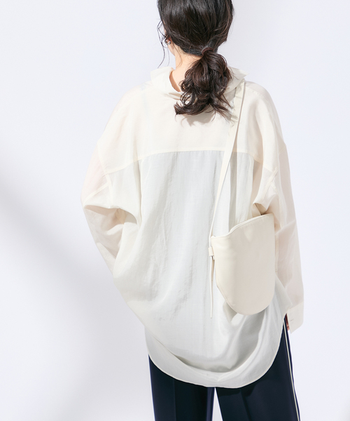 「journal standard L'essage」 長袖シャツ - ブラウン レディース_画像10