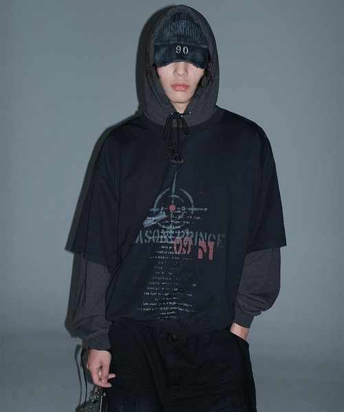 MASONPRINCE プルオーバーパーカー X-LARGE ブラック メンズ