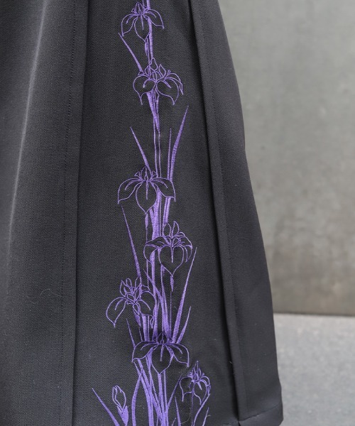REZEN（リゼン） ワイドパンツ パンツ 菖蒲刺繍ワイドパンツ メンズ
