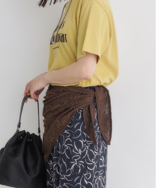 BACK NUMBER スカーフ バンダナ 「BACK NUMBER」シアー刺繍