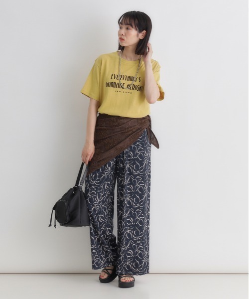 BACK NUMBER スカーフ バンダナ 「BACK NUMBER」シアー刺繍