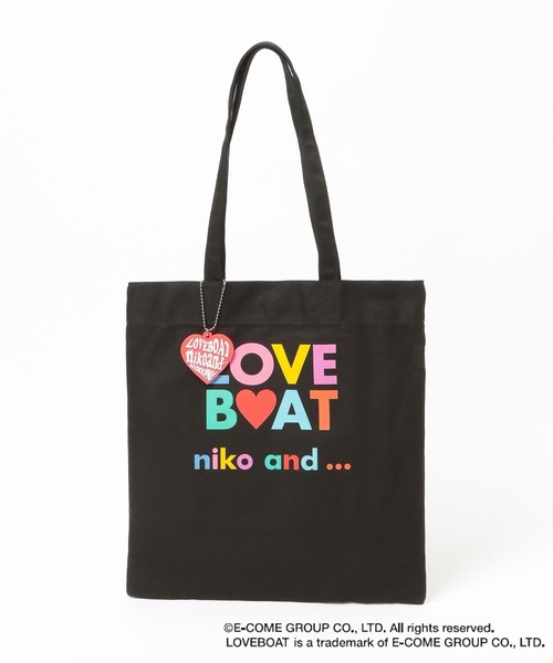 niko and…（ニコアンド） トートバッグ 「LOVEBOAT(ラブボート