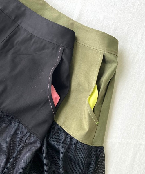 「Q」 ロングスカート MEDIUM ブラック レディース_画像6