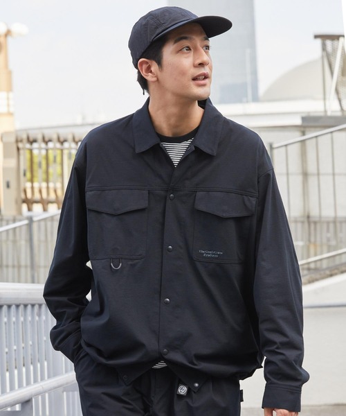 「THE CRAFT CREW PRODUCTS」 長袖シャツ L グレー メンズ_画像6