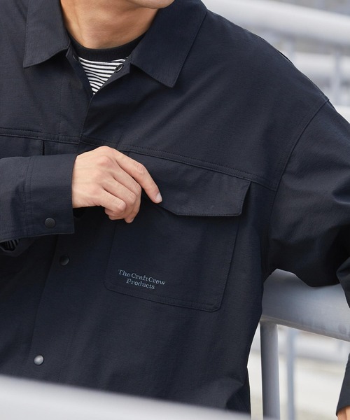 「THE CRAFT CREW PRODUCTS」 長袖シャツ L グレー メンズ_画像7