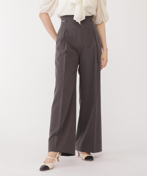 「JILL by JILL STUART」 パンツ SMALL チャコールグレー レディース_画像2