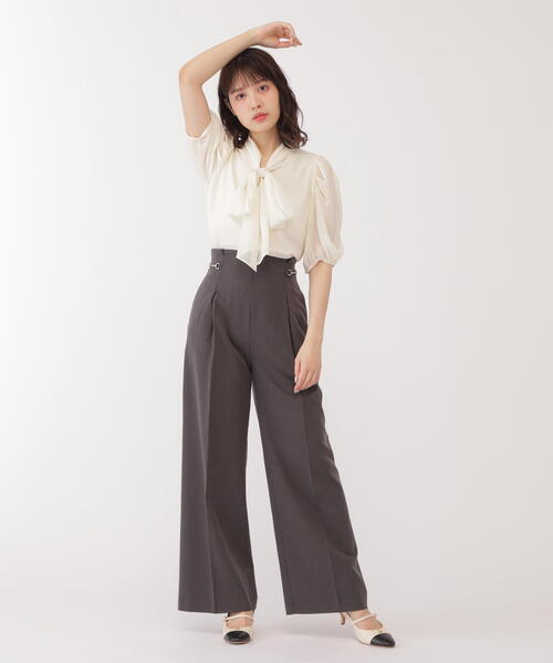 「JILL by JILL STUART」 パンツ SMALL チャコールグレー レディース_画像3