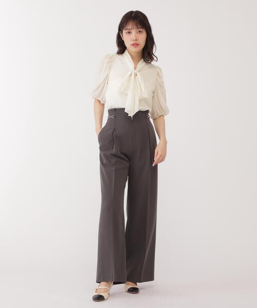 「JILL by JILL STUART」 パンツ SMALL チャコールグレー レディース_画像4