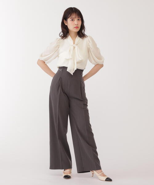 「JILL by JILL STUART」 パンツ SMALL チャコールグレー レディース_画像5