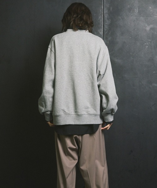 「MAISON SPECIAL」 スウェットカットソー 0 ブラック メンズ_画像6