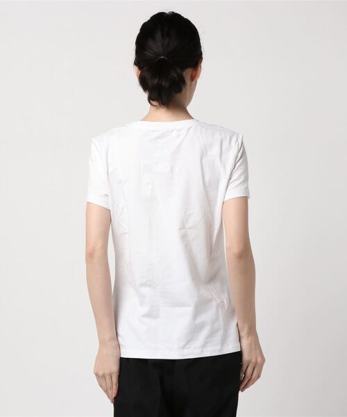 「Calvin Klein Jeans」 半袖Tシャツ S ホワイト レディース_画像2