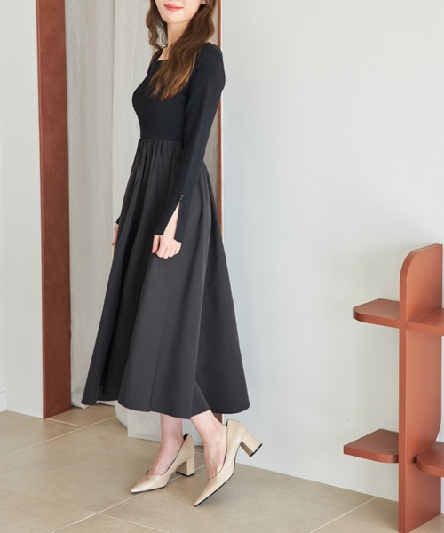 「tocco closet」 ドッキングワンピース M ピンク レディース_画像4