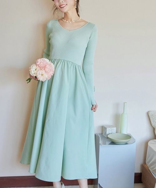 「tocco closet」 ドッキングワンピース M ピンク レディース_画像6
