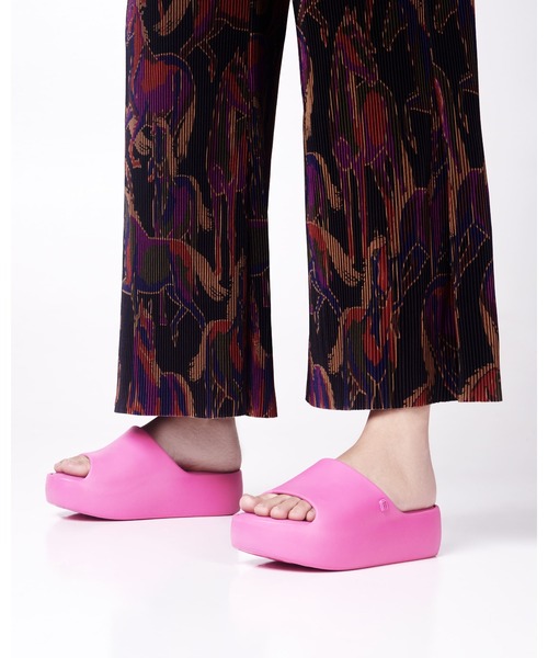 「melissa」 フラットサンダル 37 ピンク レディース_画像3