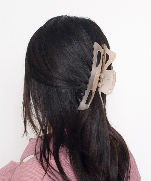 CARROLL（キャロル） ヘアクリップ ラインストーンコンビビッグバンス