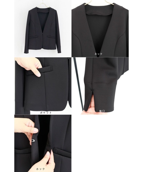 「Emilyan」 パンツスーツ M モカ レディース_画像5