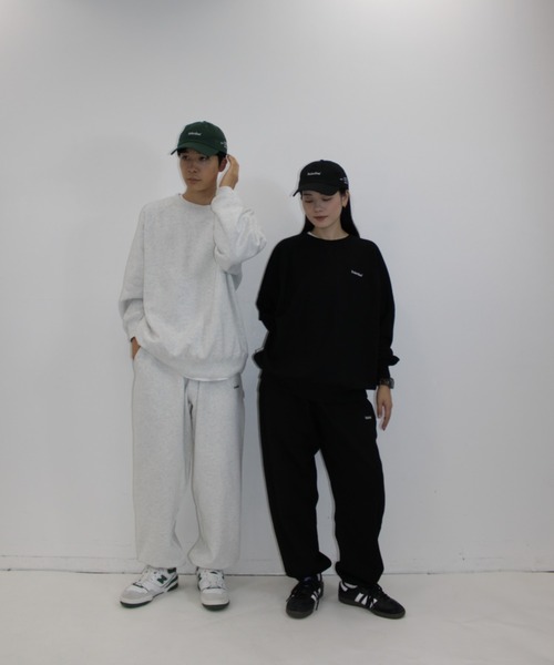 「BROKEN BASE」 スウェットパンツ MEDIUM ブラック メンズ_画像3