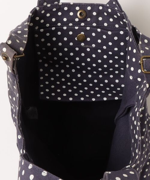 「BAGGU」 ドット柄2WAYバッグ - ブルー レディース_画像4