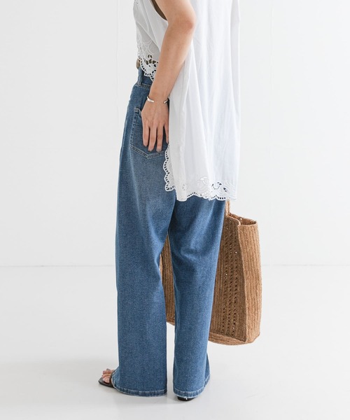 「URBAN RESEARCH」 デニムパンツ 36 ブルー レディース_画像5